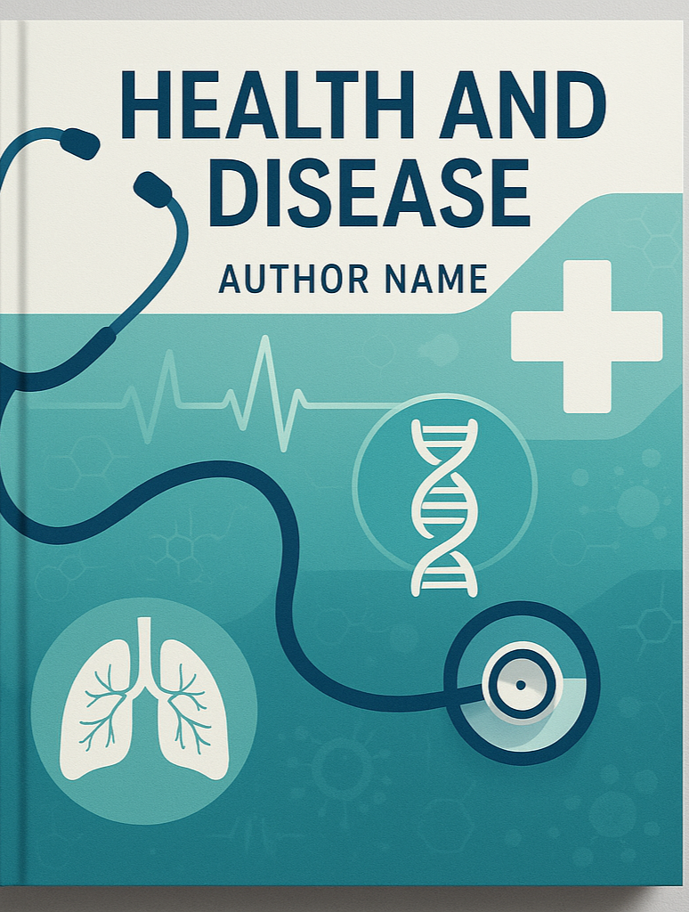 cover page book of health disease